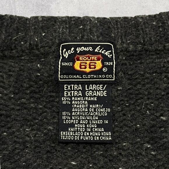 ★ Route 66 (Women’s) Charcoal Gray Cozy Full-Zip Knit Cardigan ★ - Picture 4 of 6